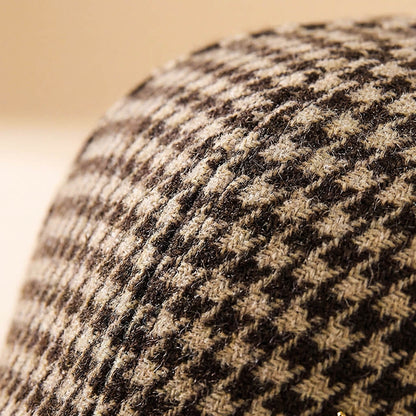 Julian | Houndstooth Wool Cap