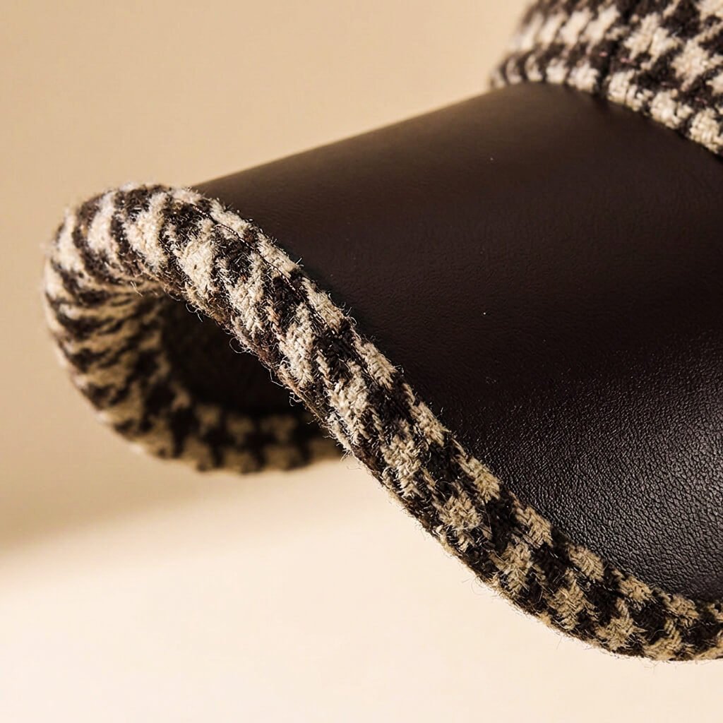 Julian | Houndstooth Wool Cap