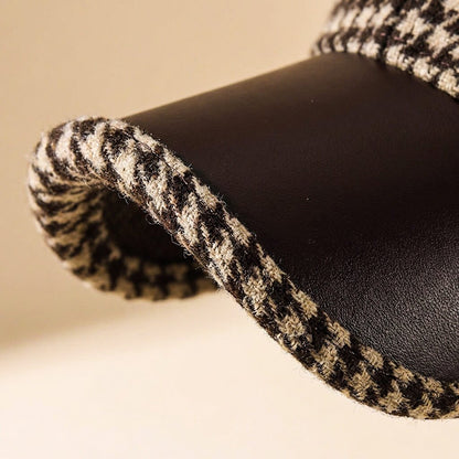 Julian | Houndstooth Wool Cap