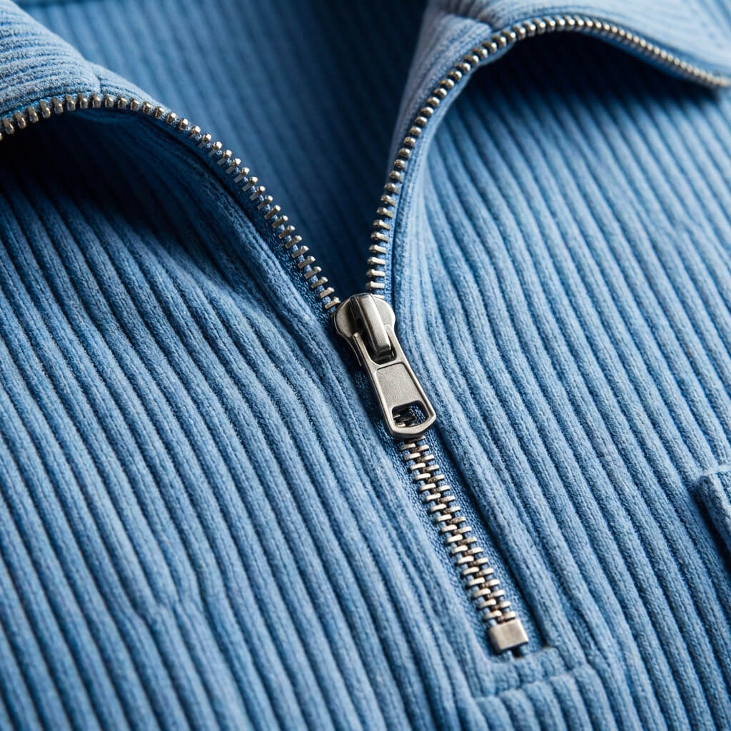 Julian | Luxe Corduroy Long Sleeve Polo