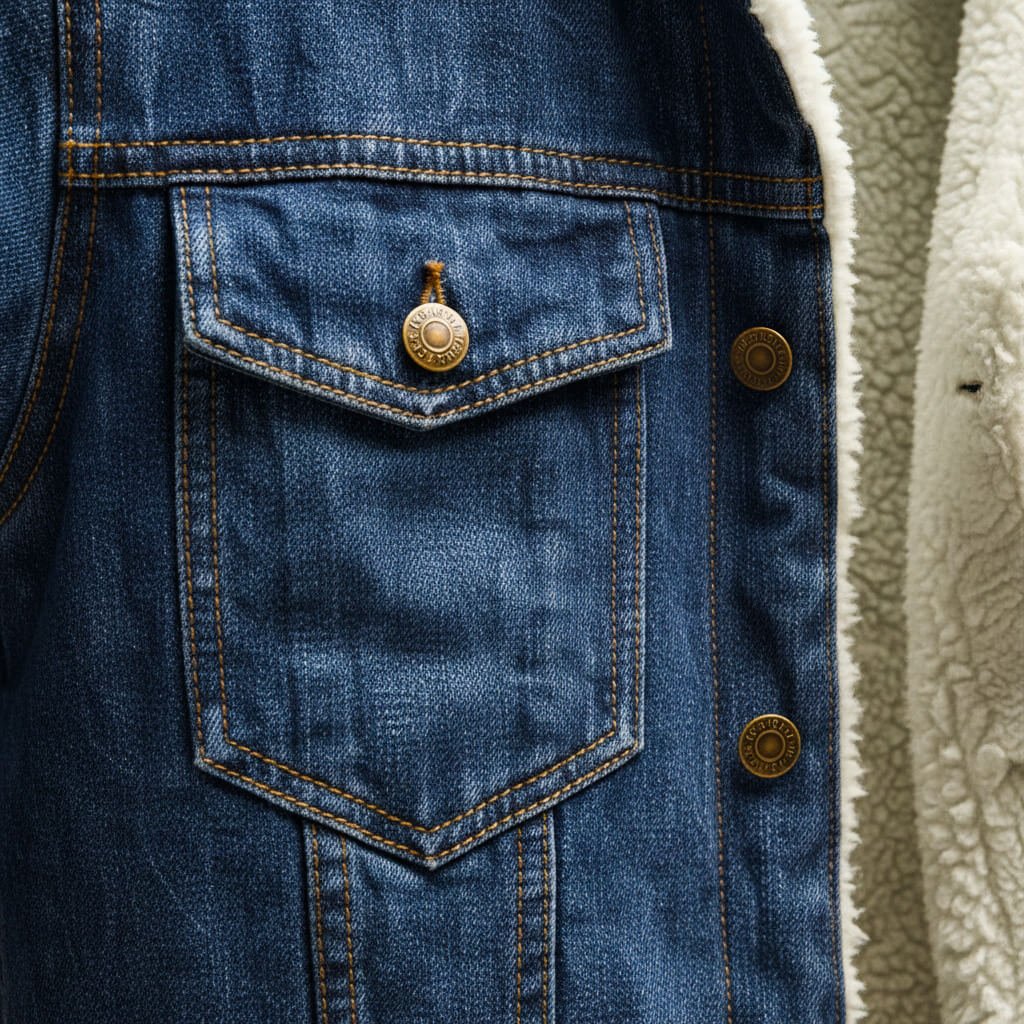 Felix | Luxe Denim Shearling Jacket