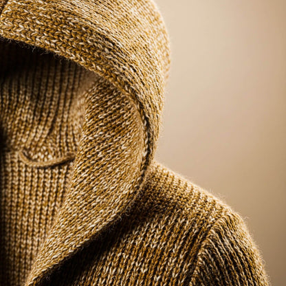 Felix | Luxe Wool Knit Hooded Cardigan