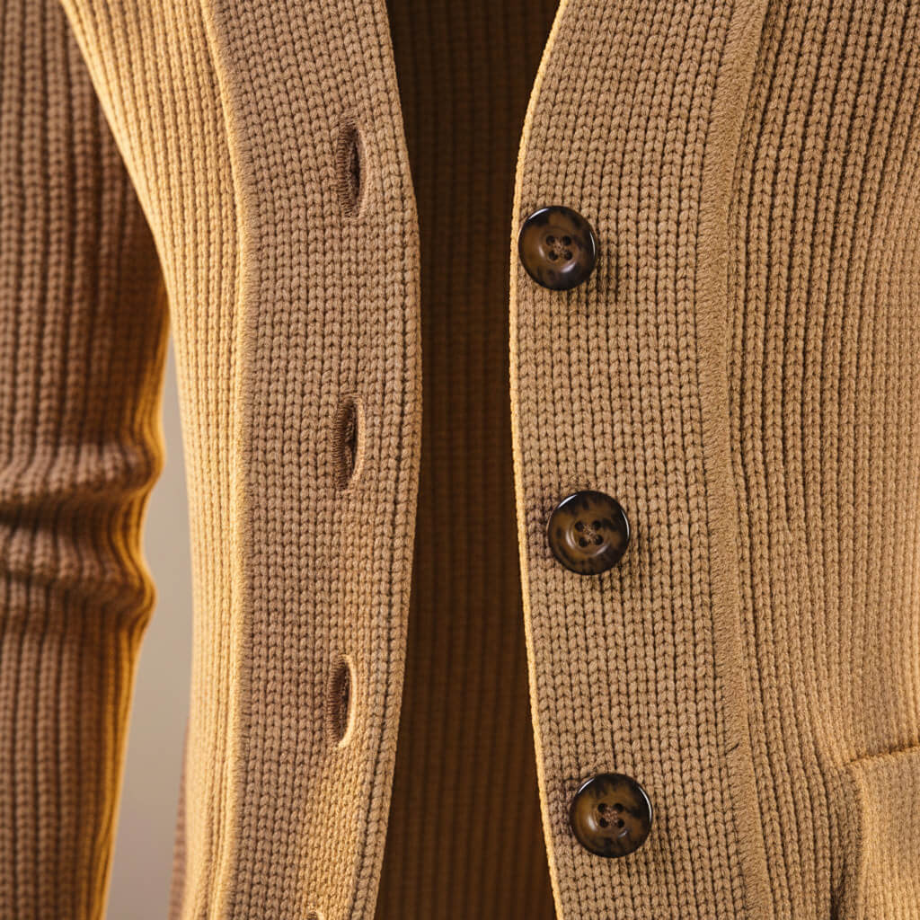 Julian | Virgin Wool Knit Cardigan