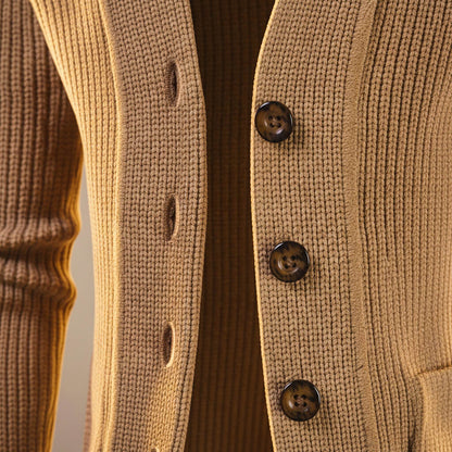 Julian | Virgin Wool Knit Cardigan