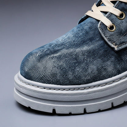 Felix | Elevated Denim High-Top Sneakers