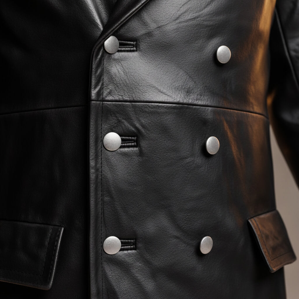 Julian | Luxe Leather Overcoat