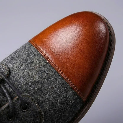 Julian | Luxe Leather and Wool Boots
