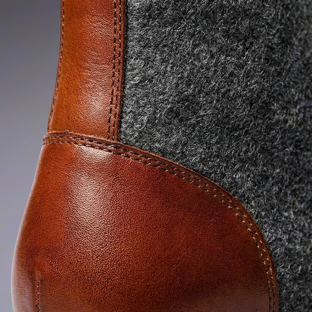 Julian | Luxe Leather and Wool Boots