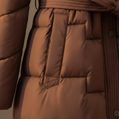 Vivienne | Quilted Hooded Coat