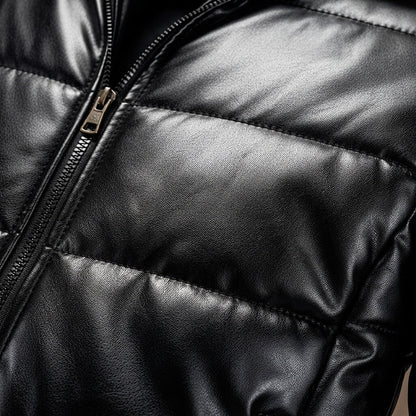 Hugo | Luxe Quilted Leather Jacket