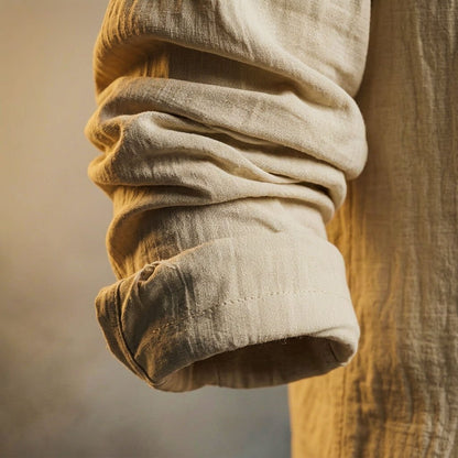 Everett | Cotton Linen Hooded Jacket