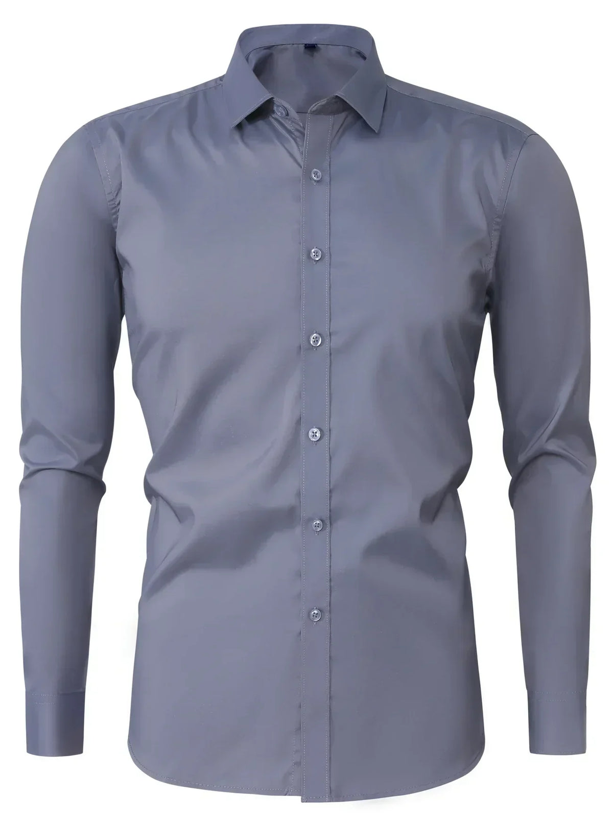 Elliott | Elegant Long Sleeve Button-Up Shirt