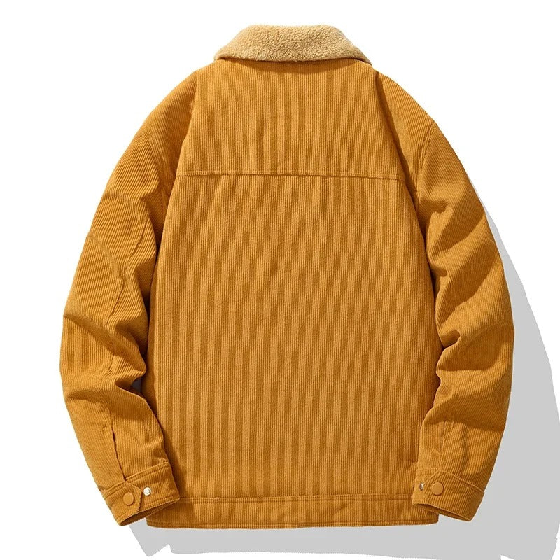 Jacqueline | Luxe Corduroy Sherpa Jacket