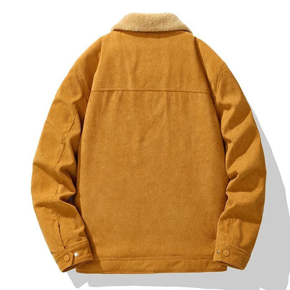 Jacqueline | Luxe Corduroy Sherpa Jacket