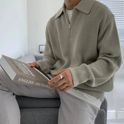 Felix | Luxe Quarter Zip Knit Sweater