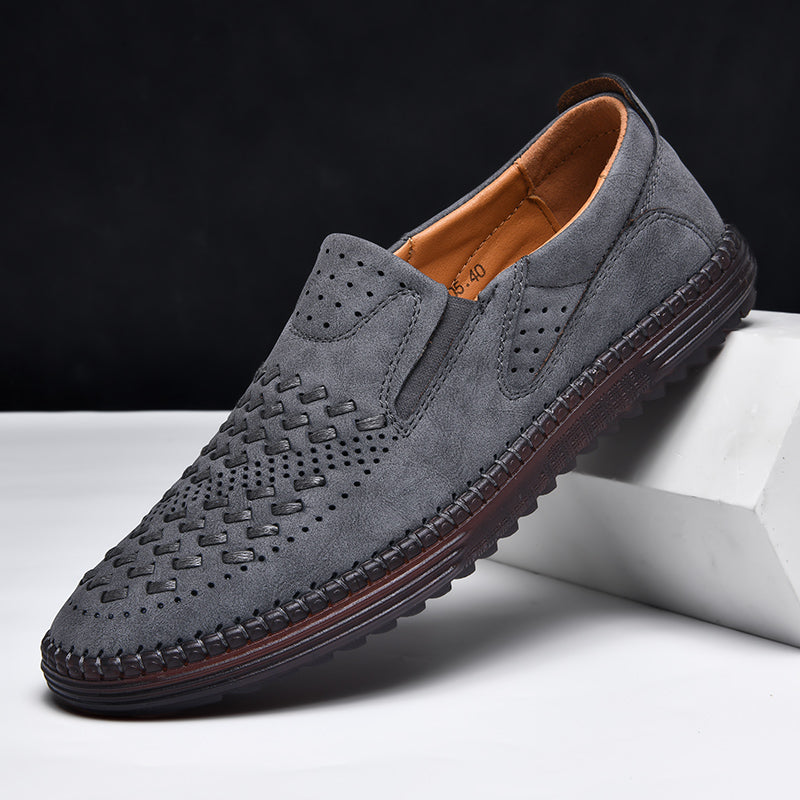 Isaac | Luxe Faux Leather Loafers