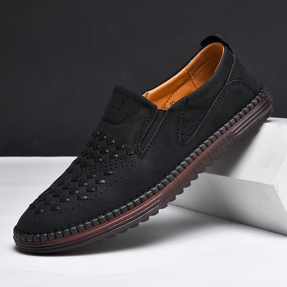 Isaac | Luxe Faux Leather Loafers