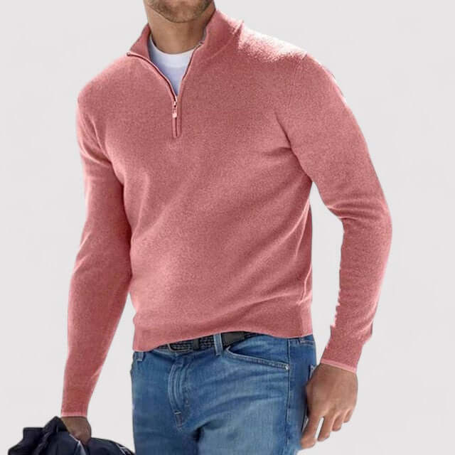 Adrian | Luxe Bellagio Half-Zip Sweater
