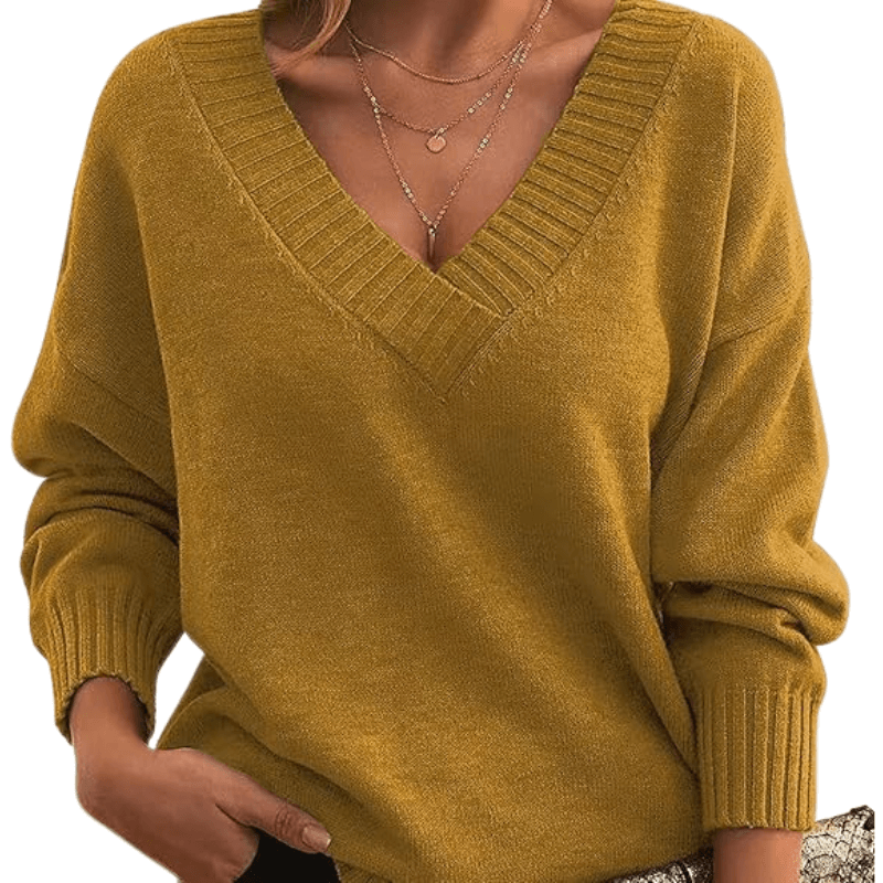 Ivy | Timeless V-Neck Cashmere Pullover