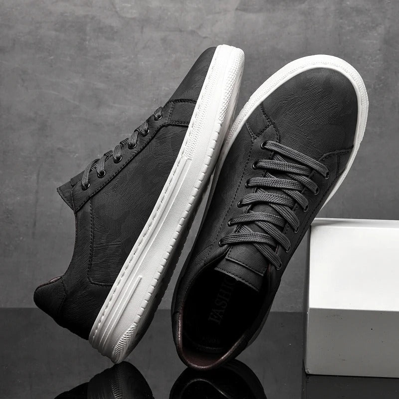 Esme | Chic Faux Leather Sneakers