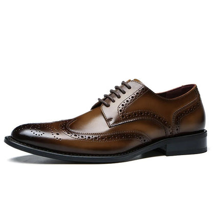 Leona | Luxe Faux Leather Brogues