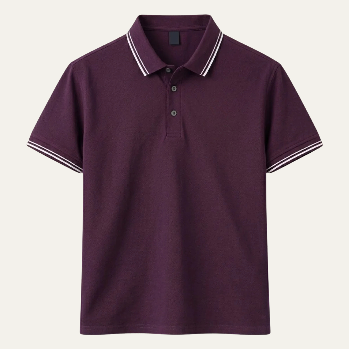 Luca | Tipped Collar Short Sleeve Polo Shirt