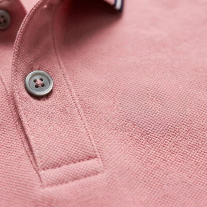 Luca | Tipped Collar Short Sleeve Polo Shirt