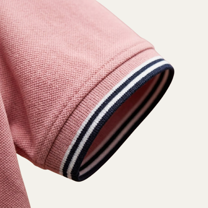 Luca | Tipped Collar Short Sleeve Polo Shirt