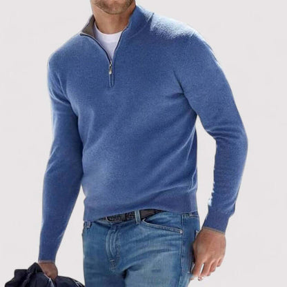 Adrian | Luxe Bellagio Half-Zip Sweater