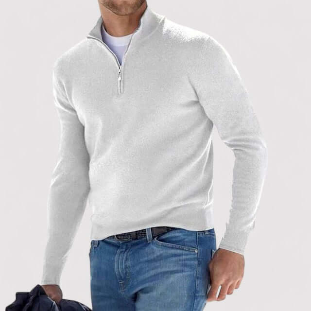 Adrian | Luxe Bellagio Half-Zip Sweater