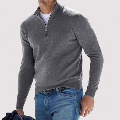 Adrian | Luxe Bellagio Half-Zip Sweater