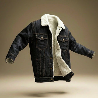 Felix | Luxe Denim Shearling Jacket