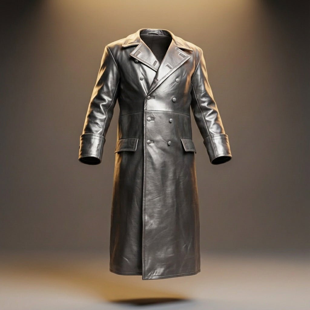 Julian | Luxe Leather Overcoat