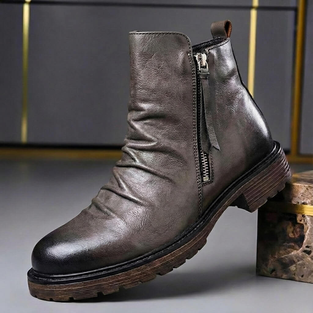 Oscar | Italian Leather Boots