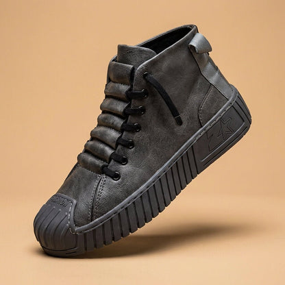 Julian | Luxe High-Top Leather Sneakers