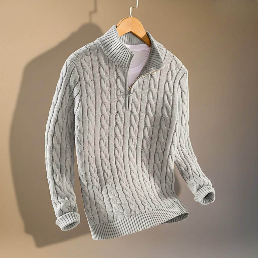 Everett | Luxe Cable Knit Sweater