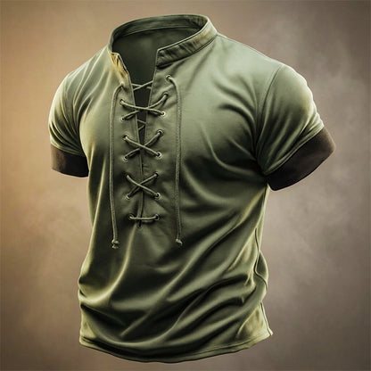 Julian | Prestige Lace-Up Shirt