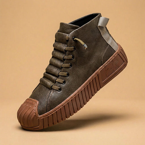 Julian | Luxe High-Top Leather Sneakers