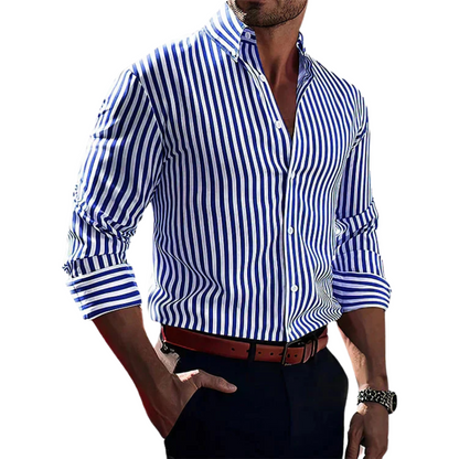 Landon | Striped Confidence Shirt