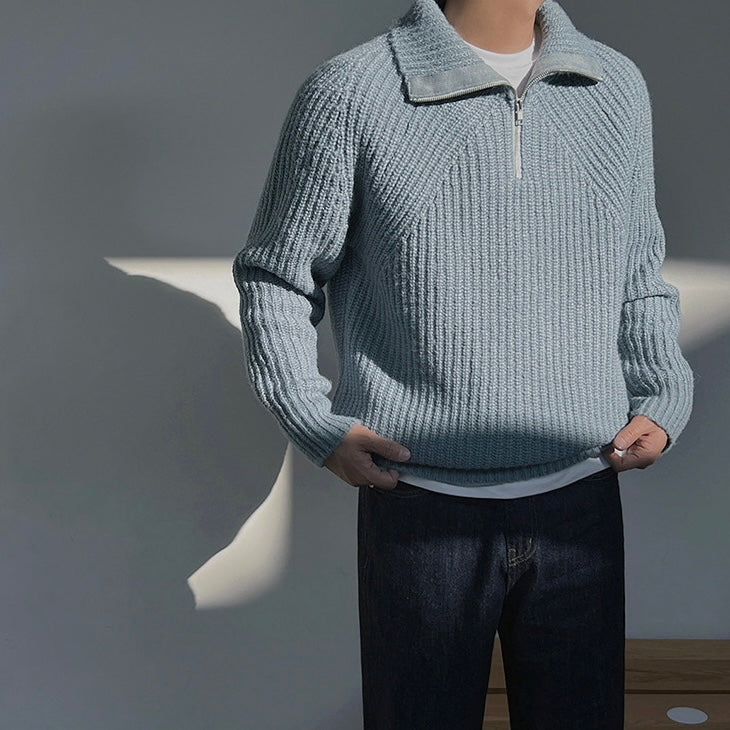 Silas | Luxe Quarter-Zip Pullover