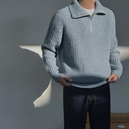 Silas | Luxe Quarter-Zip Pullover