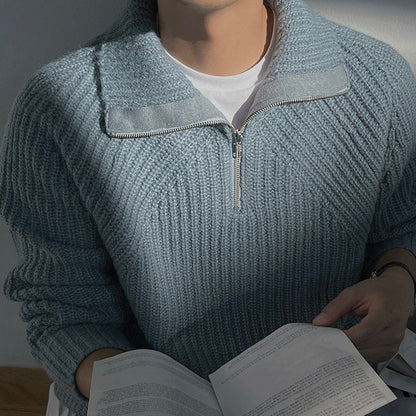 Silas | Luxe Quarter-Zip Pullover
