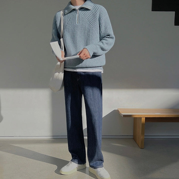 Silas | Luxe Quarter-Zip Pullover