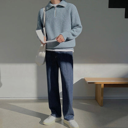 Silas | Luxe Quarter-Zip Pullover