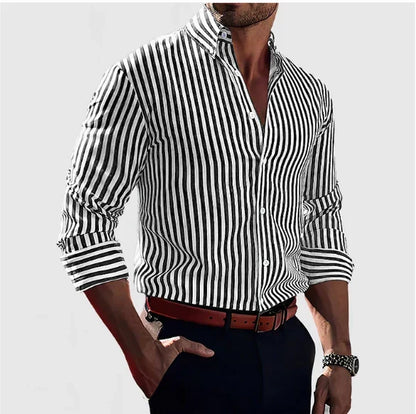 Landon | Striped Confidence Shirt
