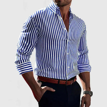 Landon | Striped Confidence Shirt