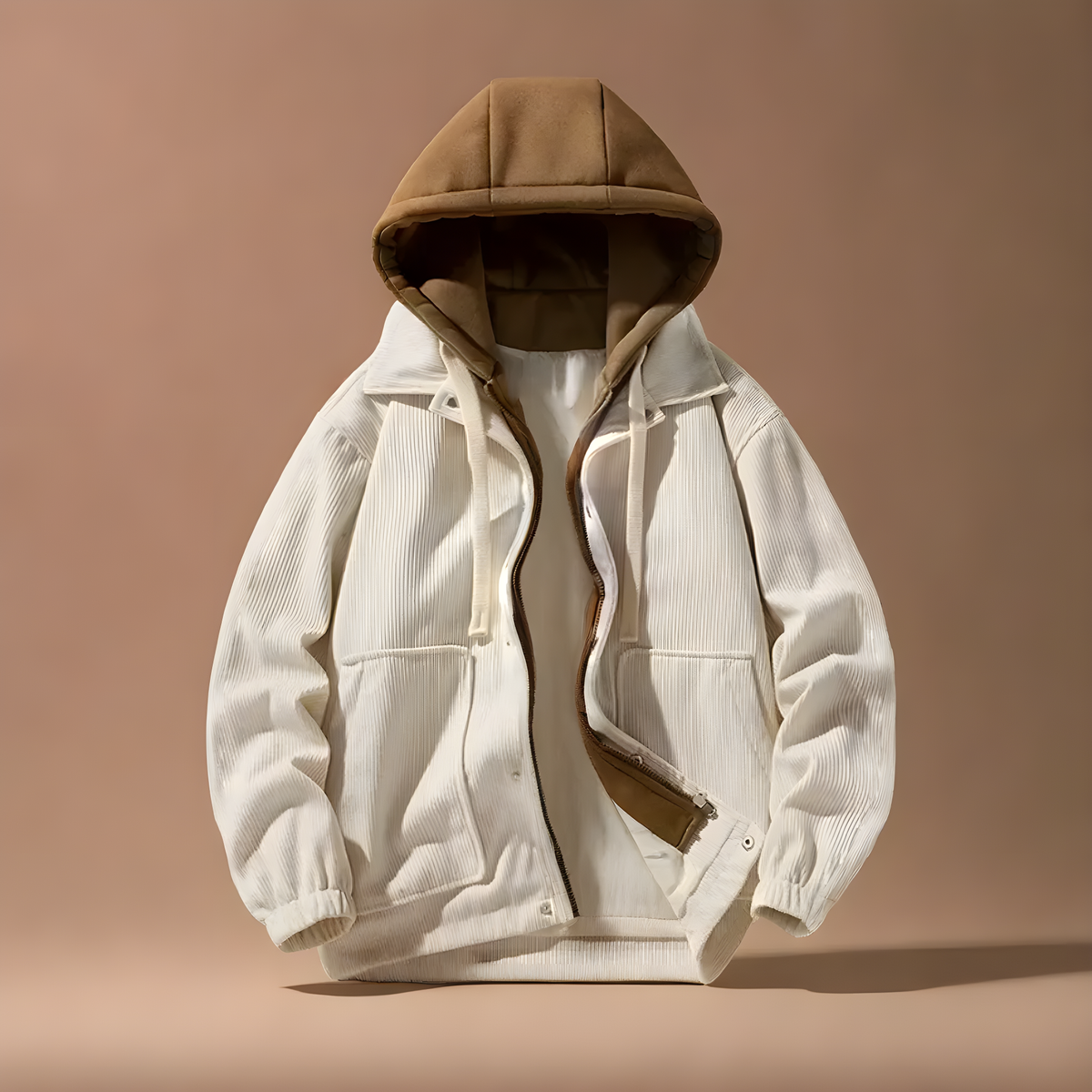 Felipe | Luxe Corduroy Hooded Jacket
