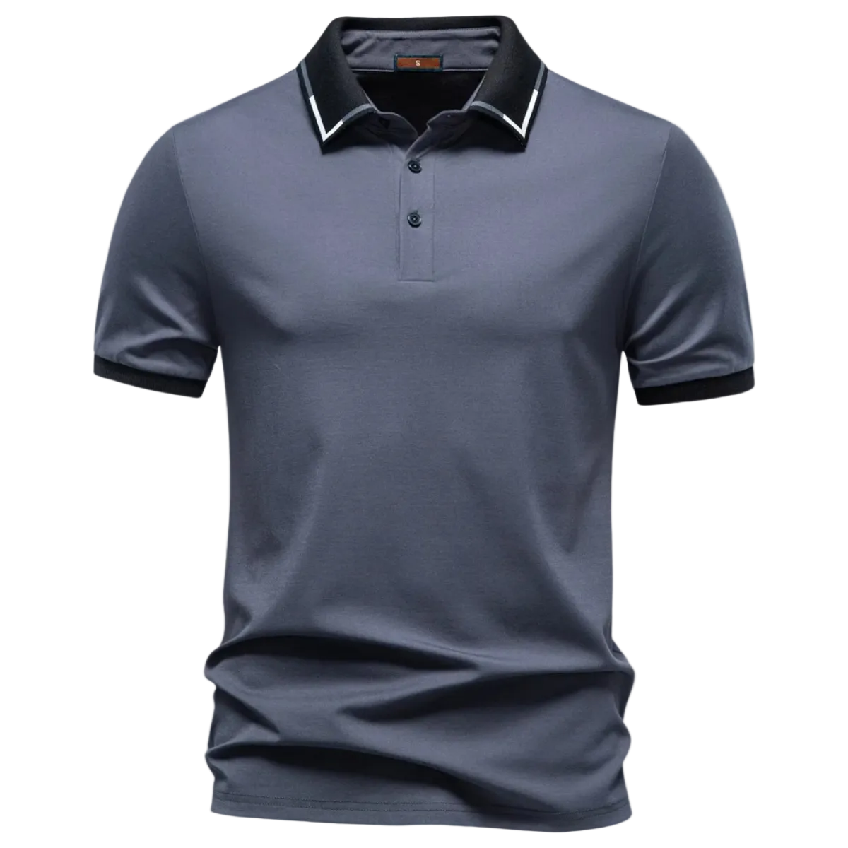 Luca | Luxe Contrast Collar Polo Shirt