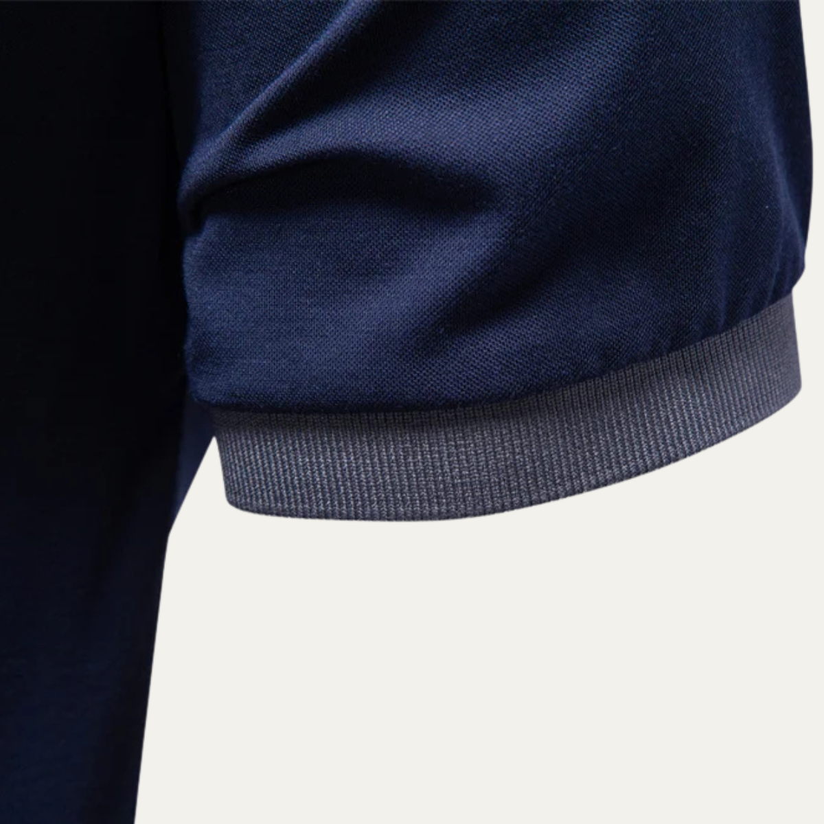 Luca | Luxe Contrast Collar Polo Shirt