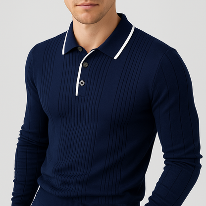 Theo | Luxe Knit Polo Shirt